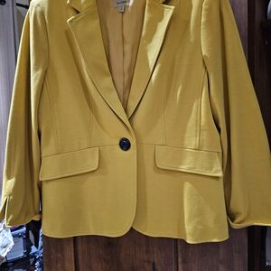Kasper Women's Yellow Blazer